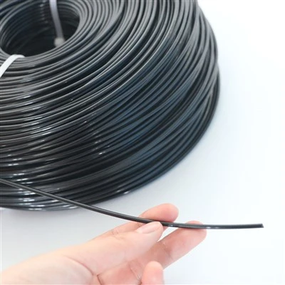 Gwifren neilon monofilament 3.0mm Lliw Du
